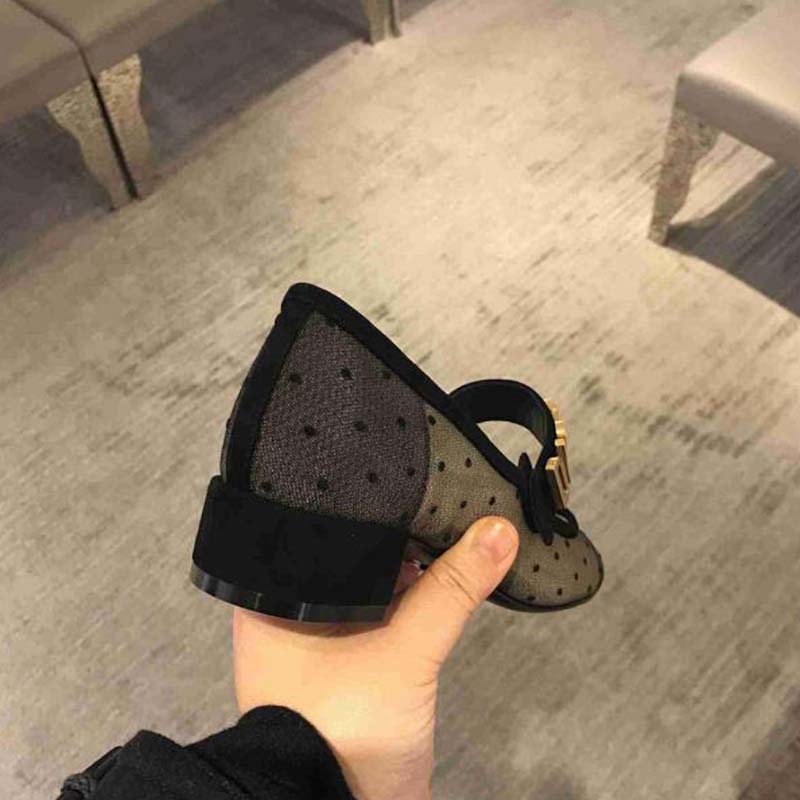 Dior Women Dior Baby-D Ballet Pump Black Dotted Swiss - image 4