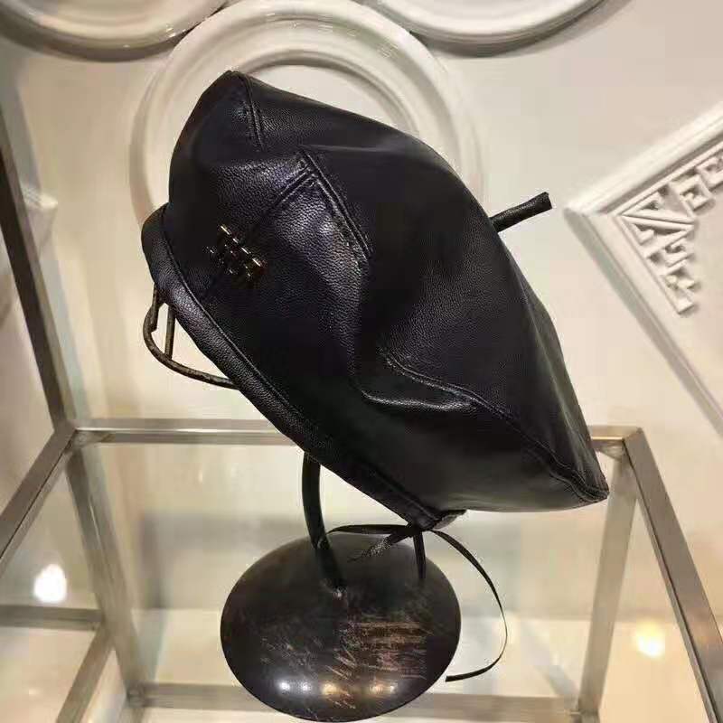 Dior Women Dior Dream Leather Beret-Black - image 4