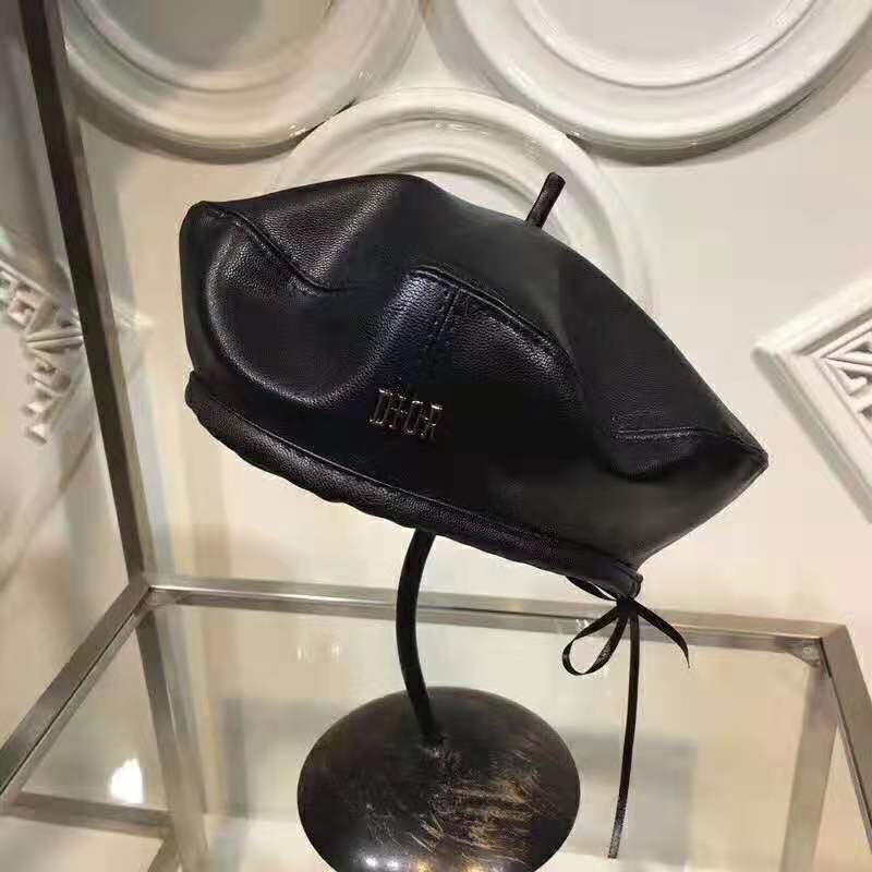 Dior Women Dior Dream Leather Beret-Black - image 5