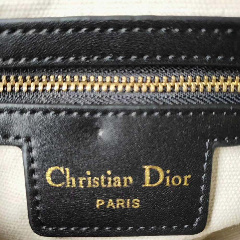 Dior Women Dior Oblique Saddle Bag-Navy - image 4