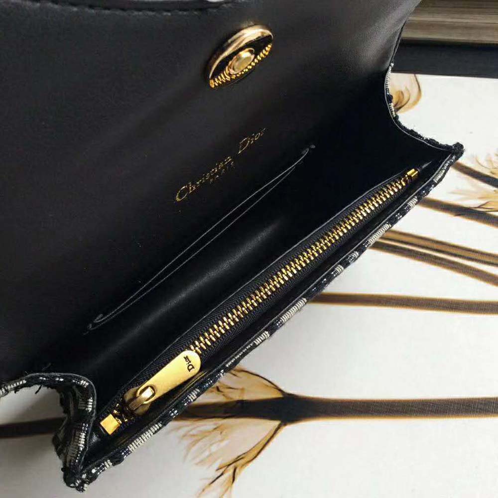 Dior Women Dior Oblique Saddle Belt Bag-Navy - image 6