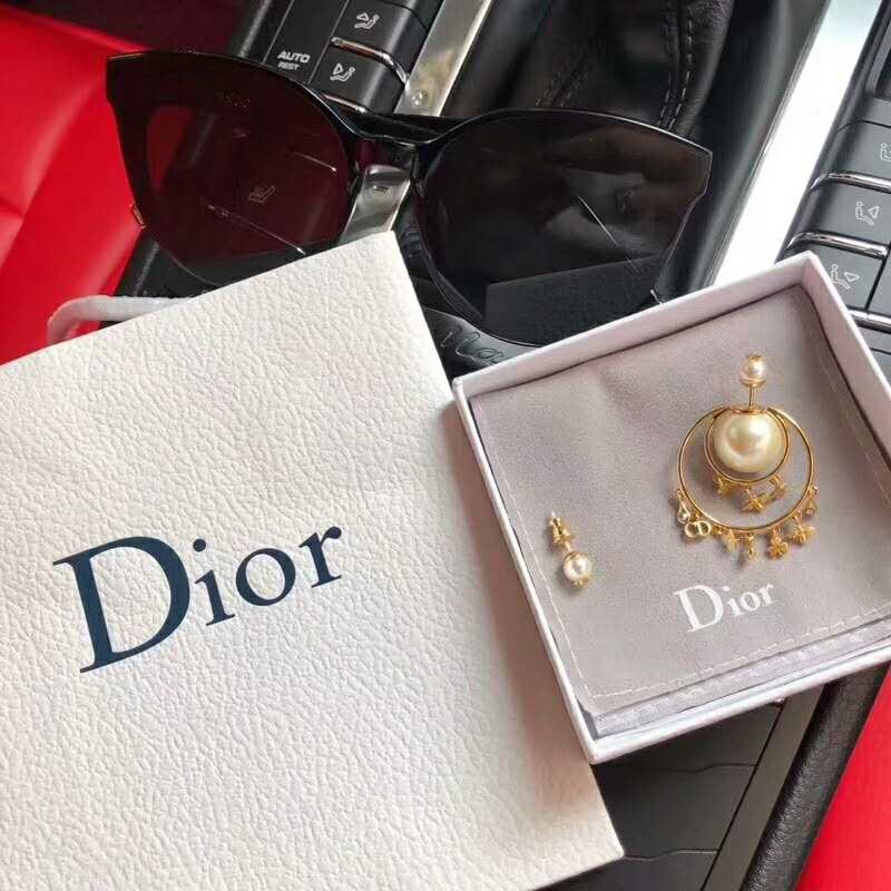 Dior Women Dior Tribales Asymmetric Earrings-Gold - image 7