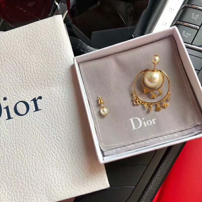 Dior Women Dior Tribales Asymmetric Earrings-Gold - image 6