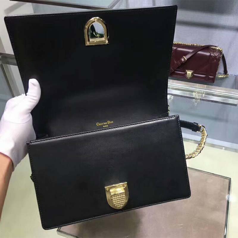 Dior Women Diorama Lambskin Bag-Black - image 6