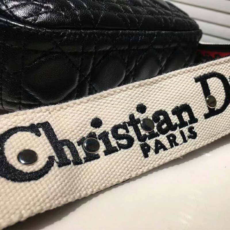 Dior Women Diorquake Clutch in Black Lambskin-Black - image 8