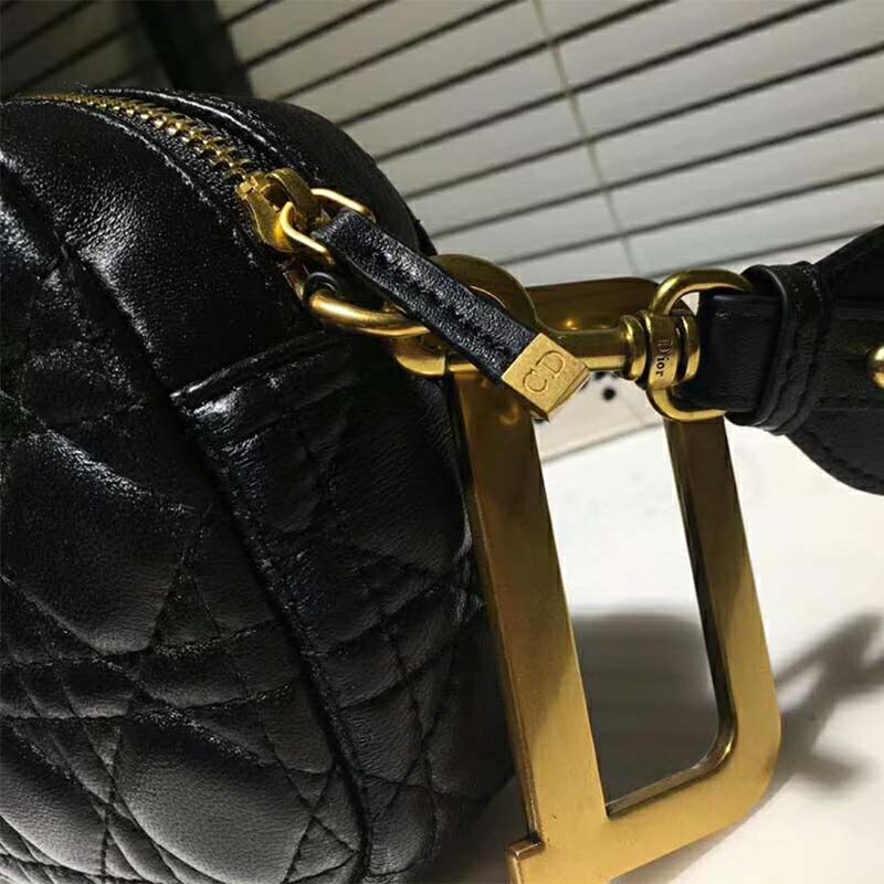 Dior Women Diorquake Clutch in Black Lambskin-Black - image 9