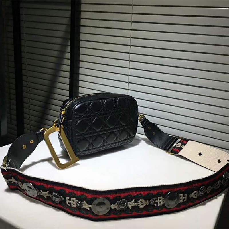 Dior Women Diorquake Clutch in Black Lambskin-Black - image 4