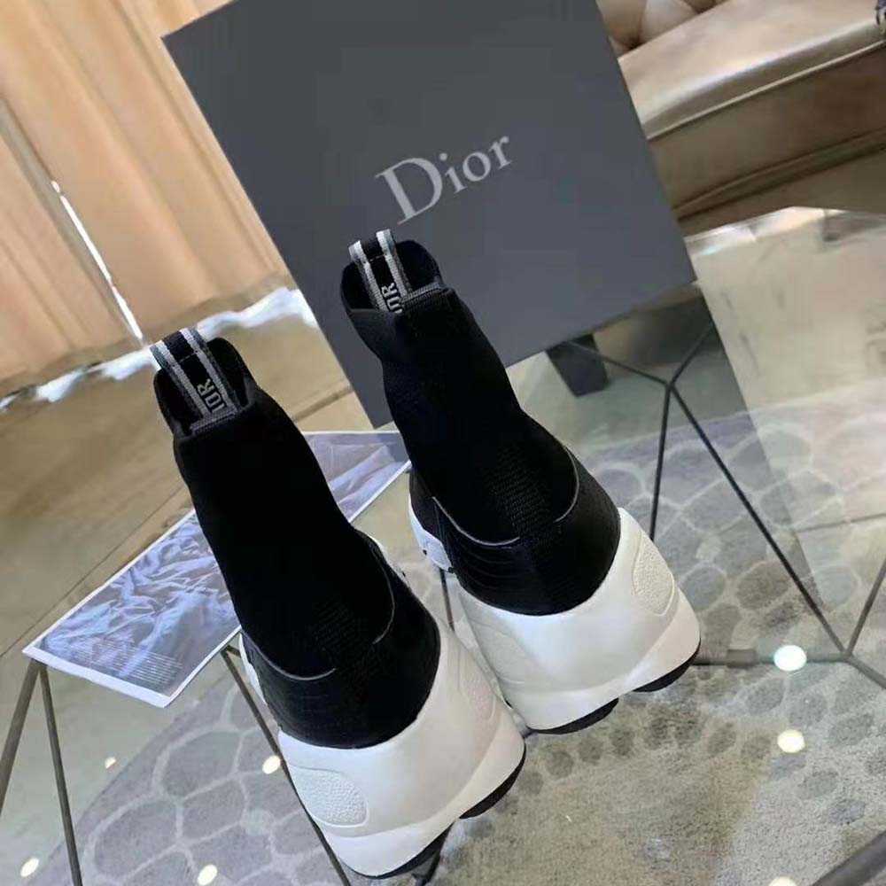 Dior Women F. Two Point Zero Technical Knit High-Top Sneaker-Black - image 6