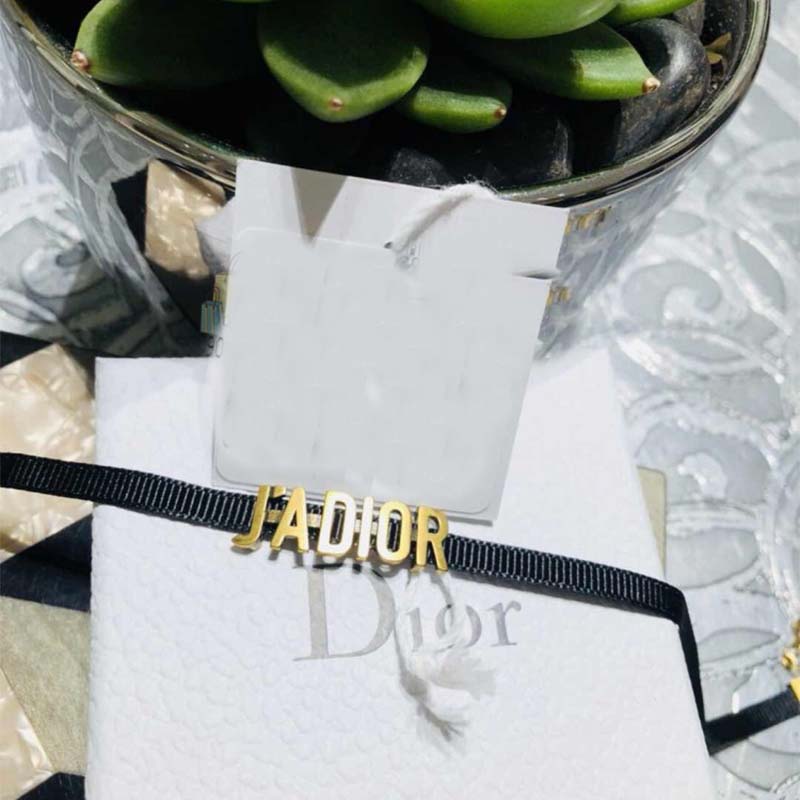Dior Women J adior Choker in Gold-Tone Finish Aged Metal - image 5