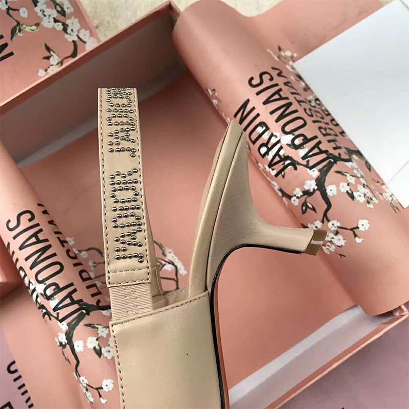 Dior Women J’Adior High-Heeled Nude Lambskin Studs 65mm Heel-Sandy - image 6