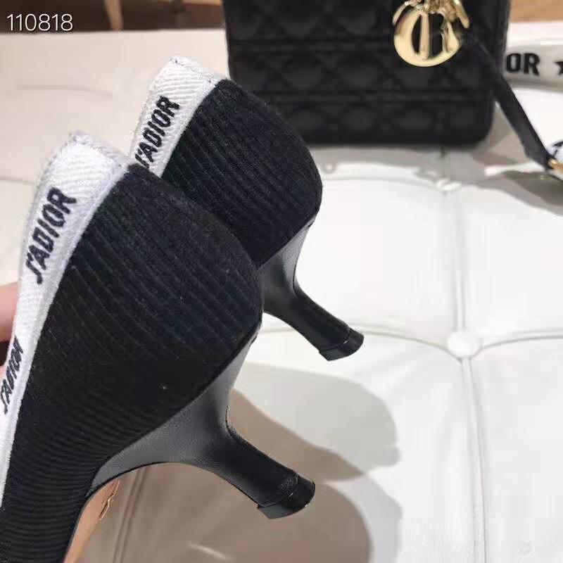 Dior Women J’adior Embroidered Pump Technical Canvas Embroidered Ribbon 6.5 cm Heel - image 8