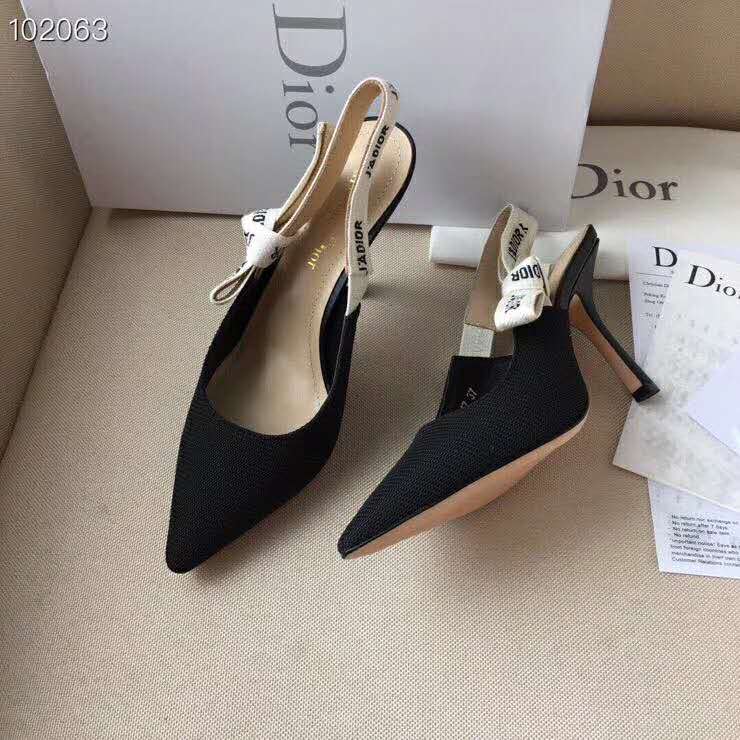 Dior Women J’adior Pump in Technical Canvas in 10cm Heel-Black - image 5