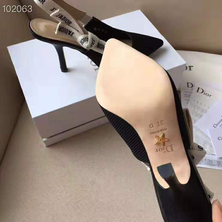 Dior Women J’adior Pump in Technical Canvas in 10cm Heel-Black - image 10