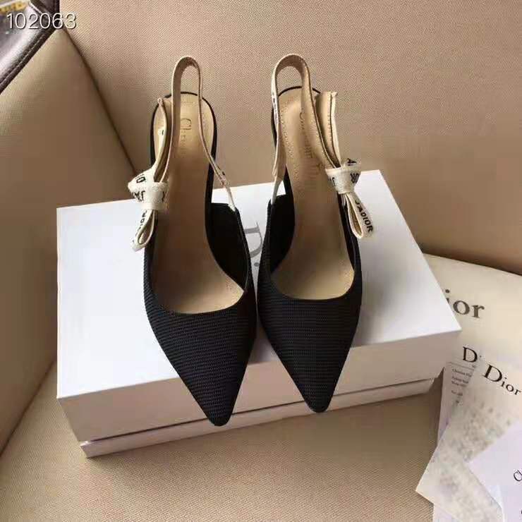 Dior Women J’adior Pump in Technical Canvas in 10cm Heel-Black - image 4