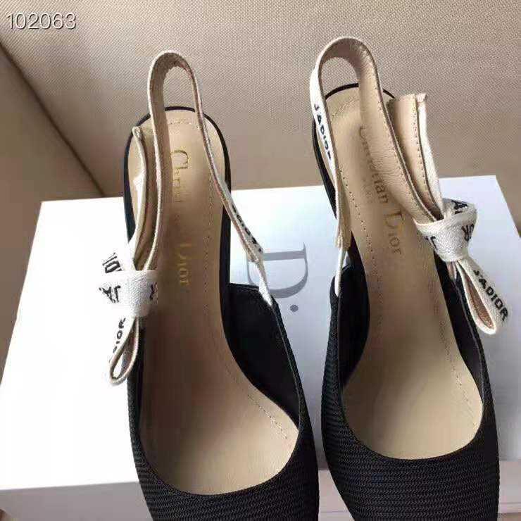 Dior Women J’adior Pump in Technical Canvas in 10cm Heel-Black - image 8
