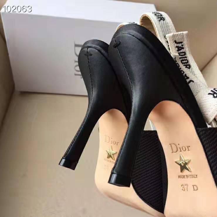 Dior Women J’adior Pump in Technical Canvas in 10cm Heel-Black - image 9