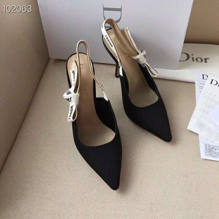 Dior Women J’adior Pump in Technical Canvas in 10cm Heel-Black - image 6