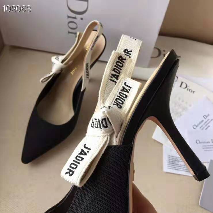 Dior Women J’adior Pump in Technical Canvas in 10cm Heel-Black - image 7