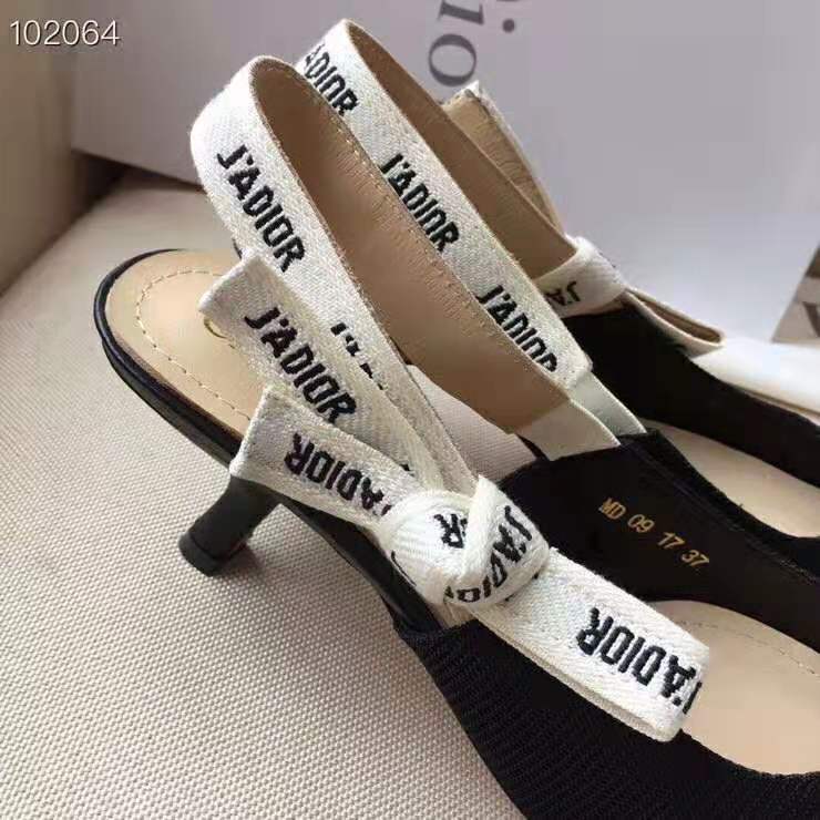 Dior Women J’adior Pump in Technical Canvas in 6.5 cm Heel-Black - image 7