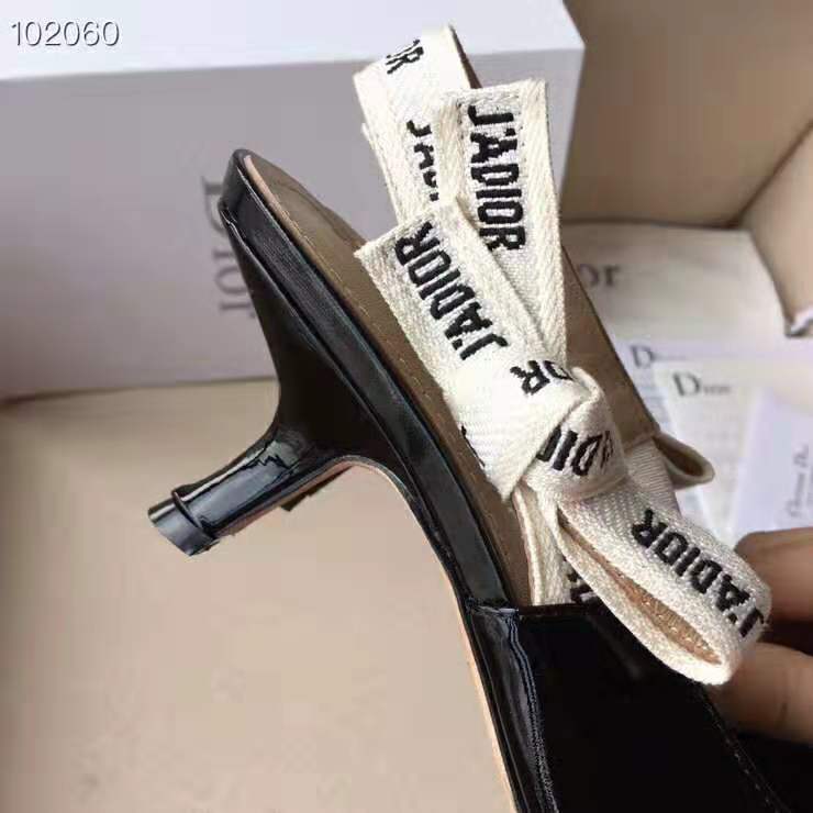 Dior Women J’adior Slingback Black Patent Calfskin Leather 6.5 cm Heel - image 9