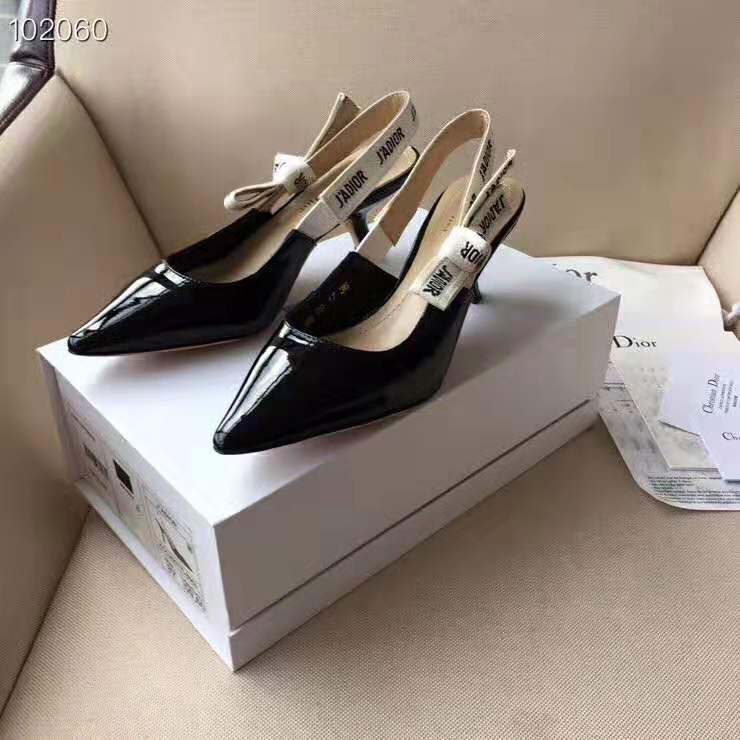 Dior Women J’adior Slingback Black Patent Calfskin Leather 6.5 cm Heel - image 7