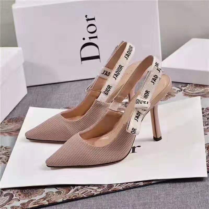 Dior Women J’adior Slingback Pump 10 cm Heel-Sandy - image 4