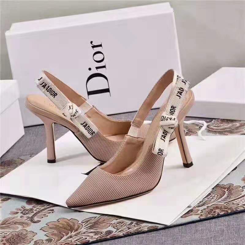 Dior Women J’adior Slingback Pump 10 cm Heel-Sandy - image 6