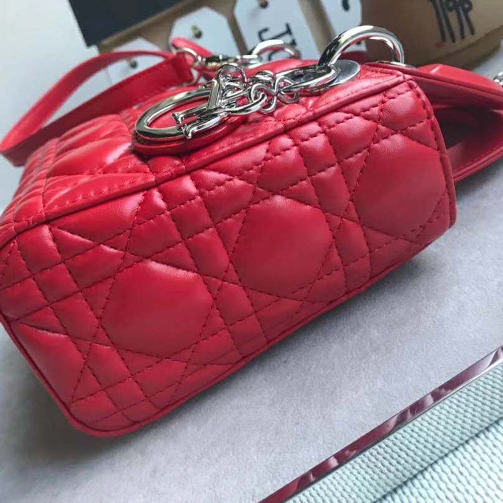Dior Women MY ABCDIOR Lambskin Bag-Red - image 5