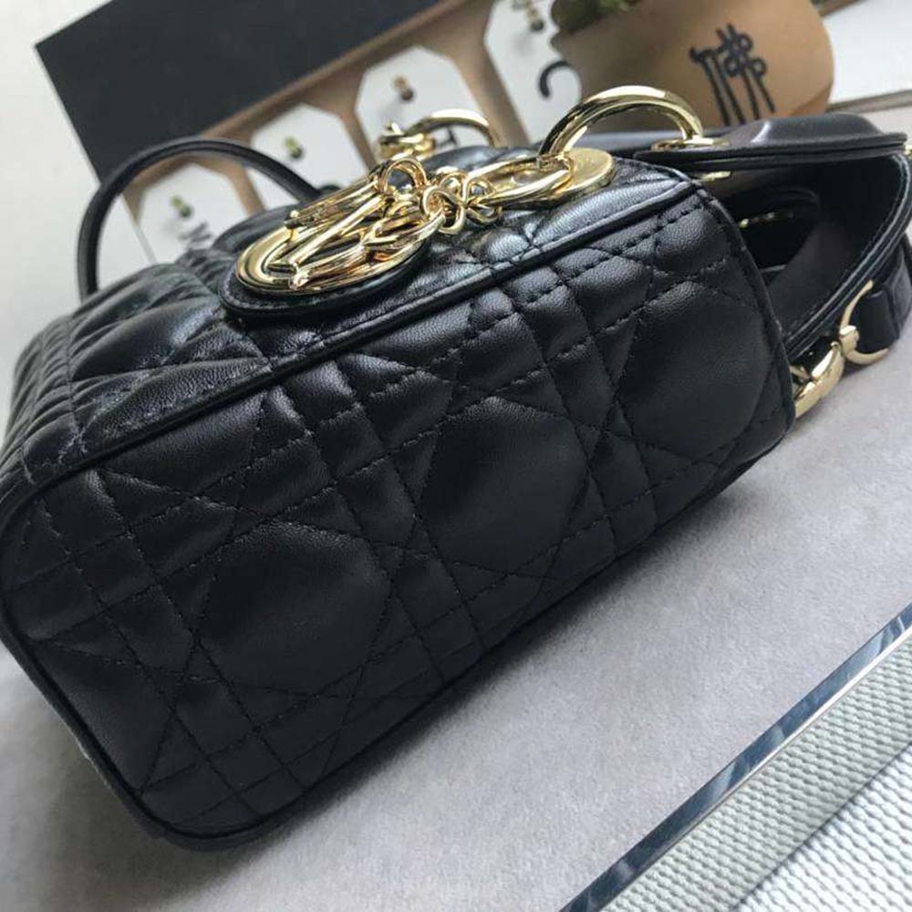 Dior Women MY ABCDIOR Lambskin Personalize Bag-Black - image 6