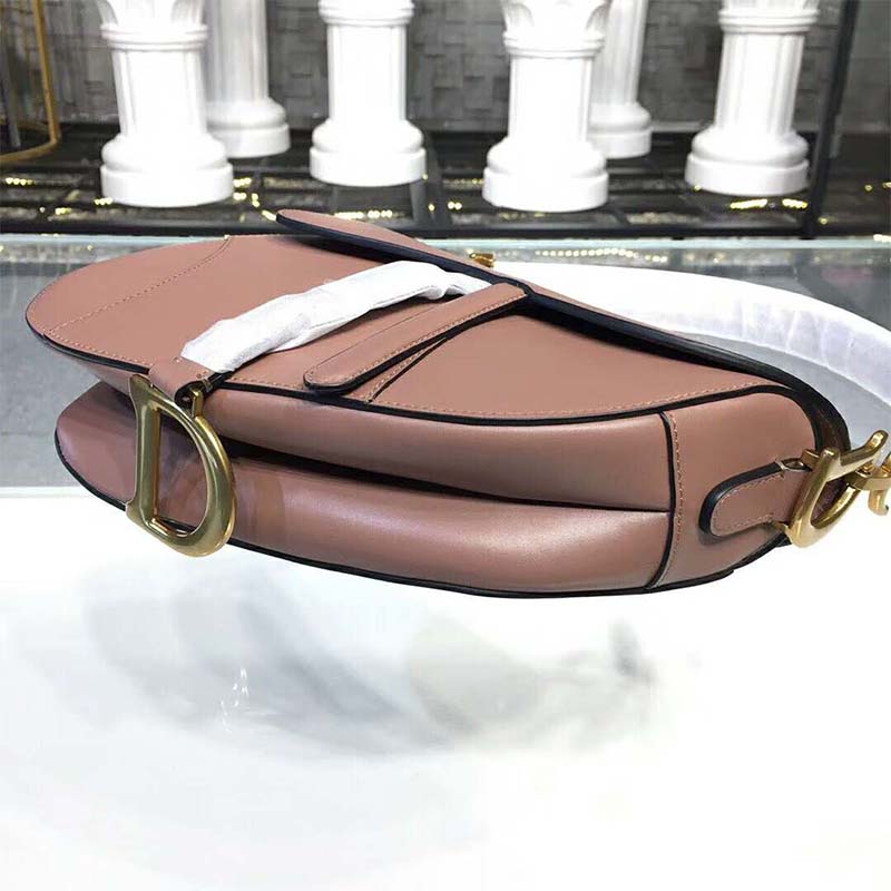 Dior Women Saddle Bag in Pink Calfskin - image 6