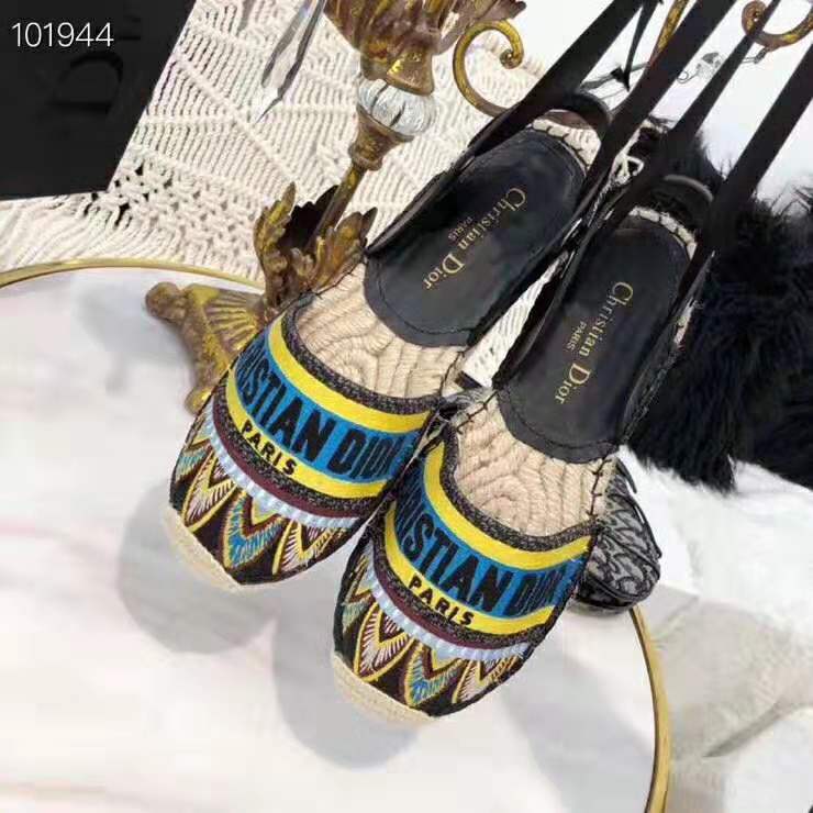 Dior Women Nicely-D Lace Up Espadrille-Aqua - image 4