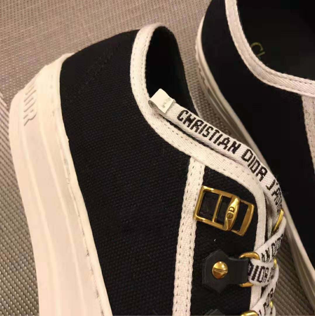 Dior Women Walk’N’Dior Low-Top Sneaker in Black Canvas - image 7
