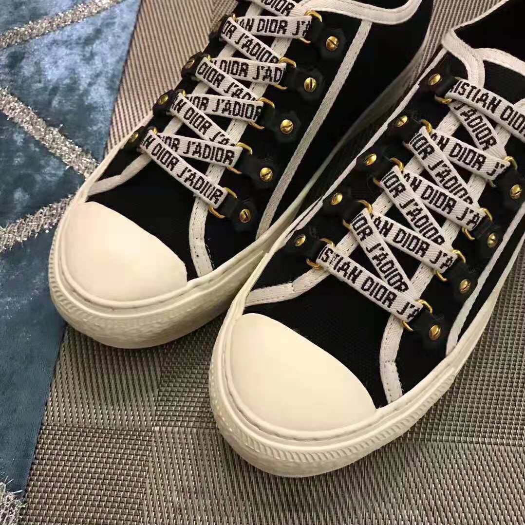 Dior Women Walk’N’Dior Low-Top Sneaker in Black Canvas - image 5