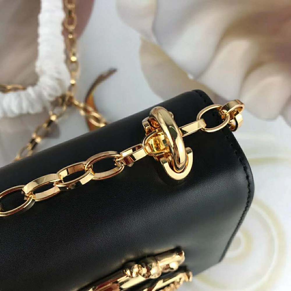 Dolce Gabbana D&G Women DG Girls Shoulder Bag Nappa Leather-Black - image 8