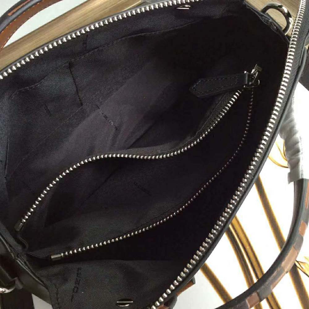 Fendi Women By the Way Regular Leather Boston Bag-Black - image 7