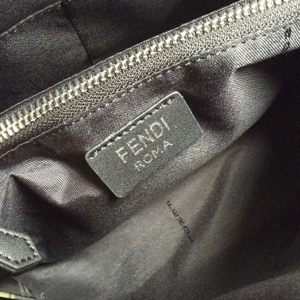 Fendi Women By the Way Regular Leather Boston Bag-Black - image 10