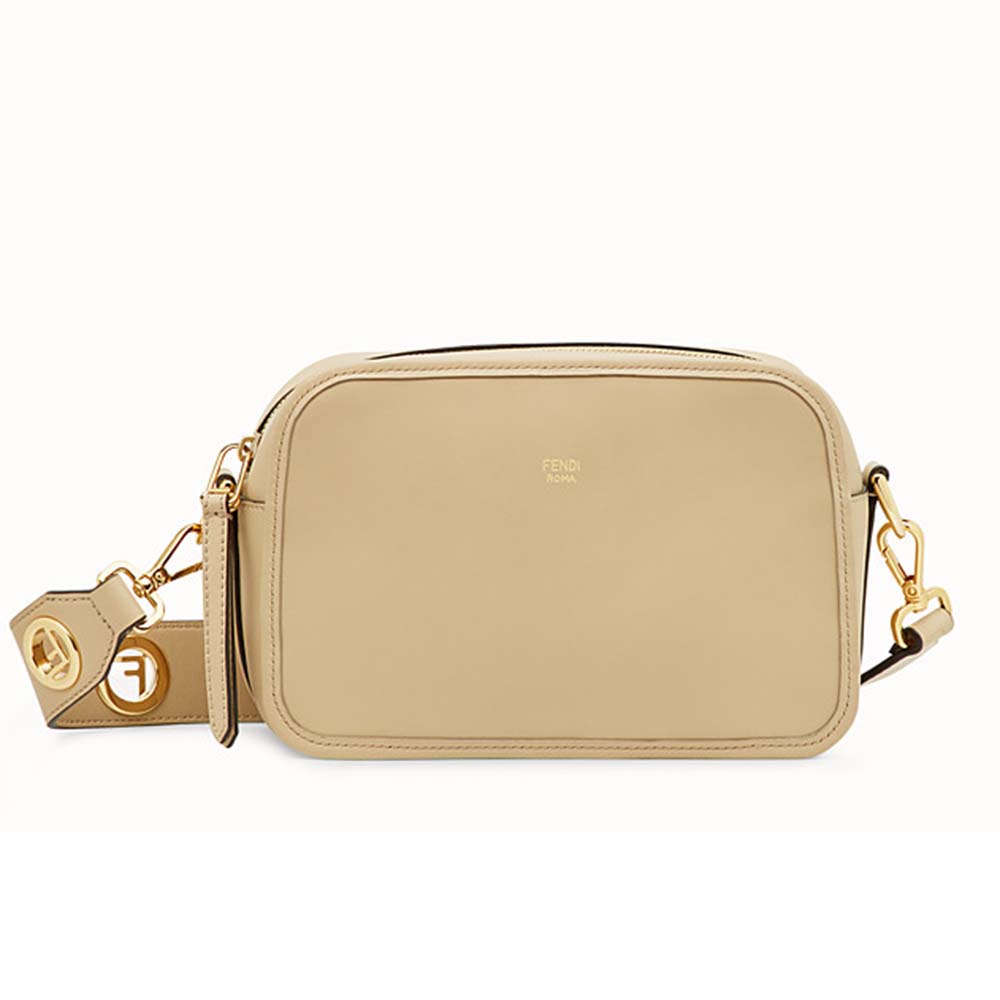 Fendi Women Camera Case Leather Bag-Sandy - image 1