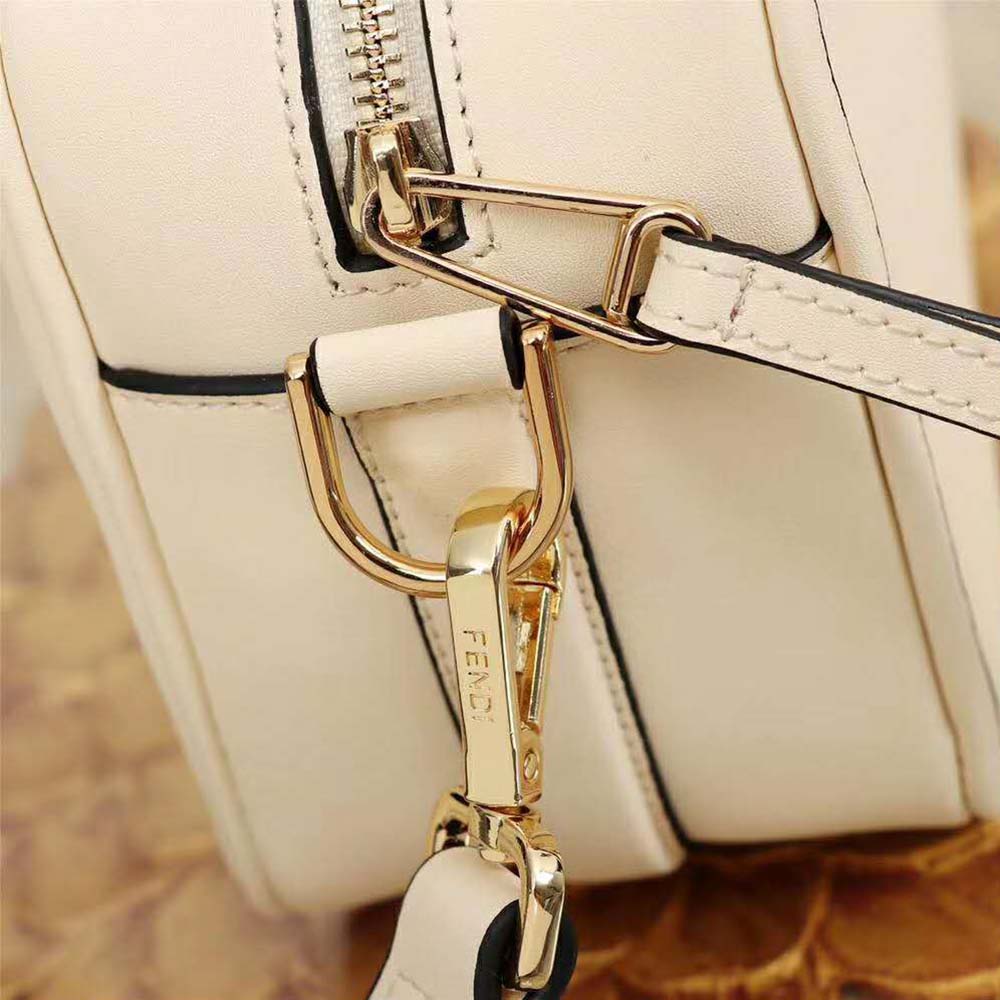 Fendi Women Camera Case Leather Bag-Sandy - image 6