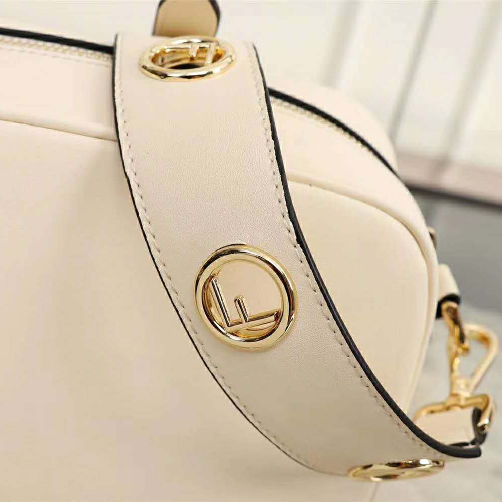 Fendi Women Camera Case Leather Bag-Sandy - image 8