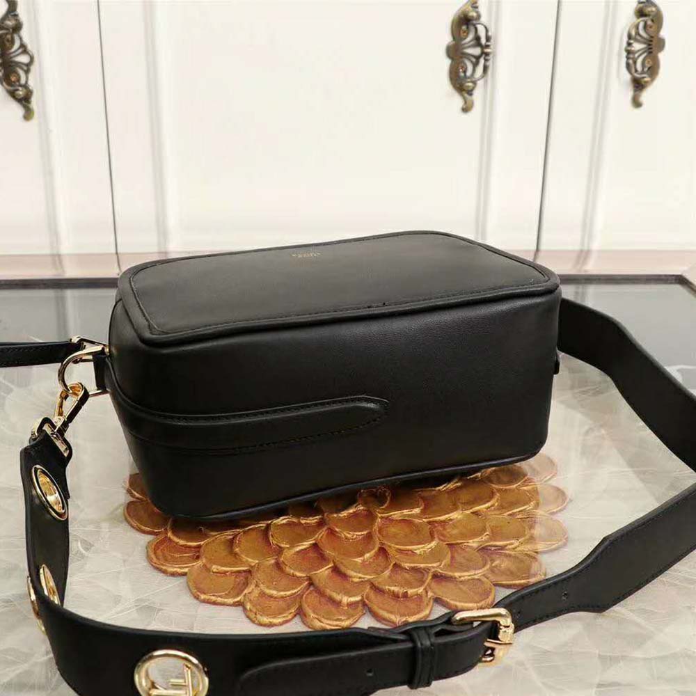 Fendi Women Camera Case Leather Bag-Black - image 5