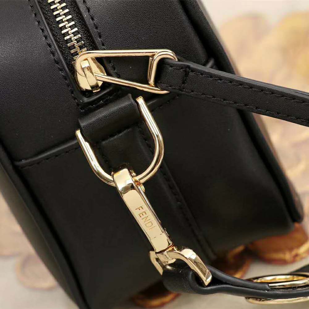 Fendi Women Camera Case Leather Bag-Black - image 8