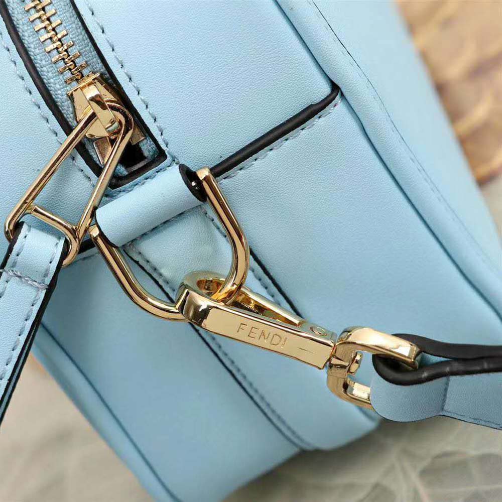 Fendi Women Camera Case Leather Bag-Blue - image 8