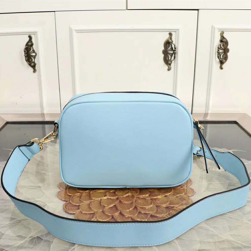 Fendi Women Camera Case Leather Bag-Blue - image 3