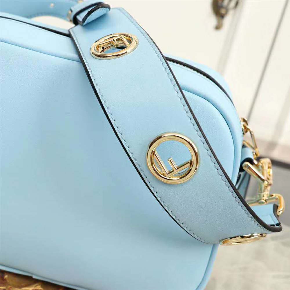 Fendi Women Camera Case Leather Bag-Blue - image 7