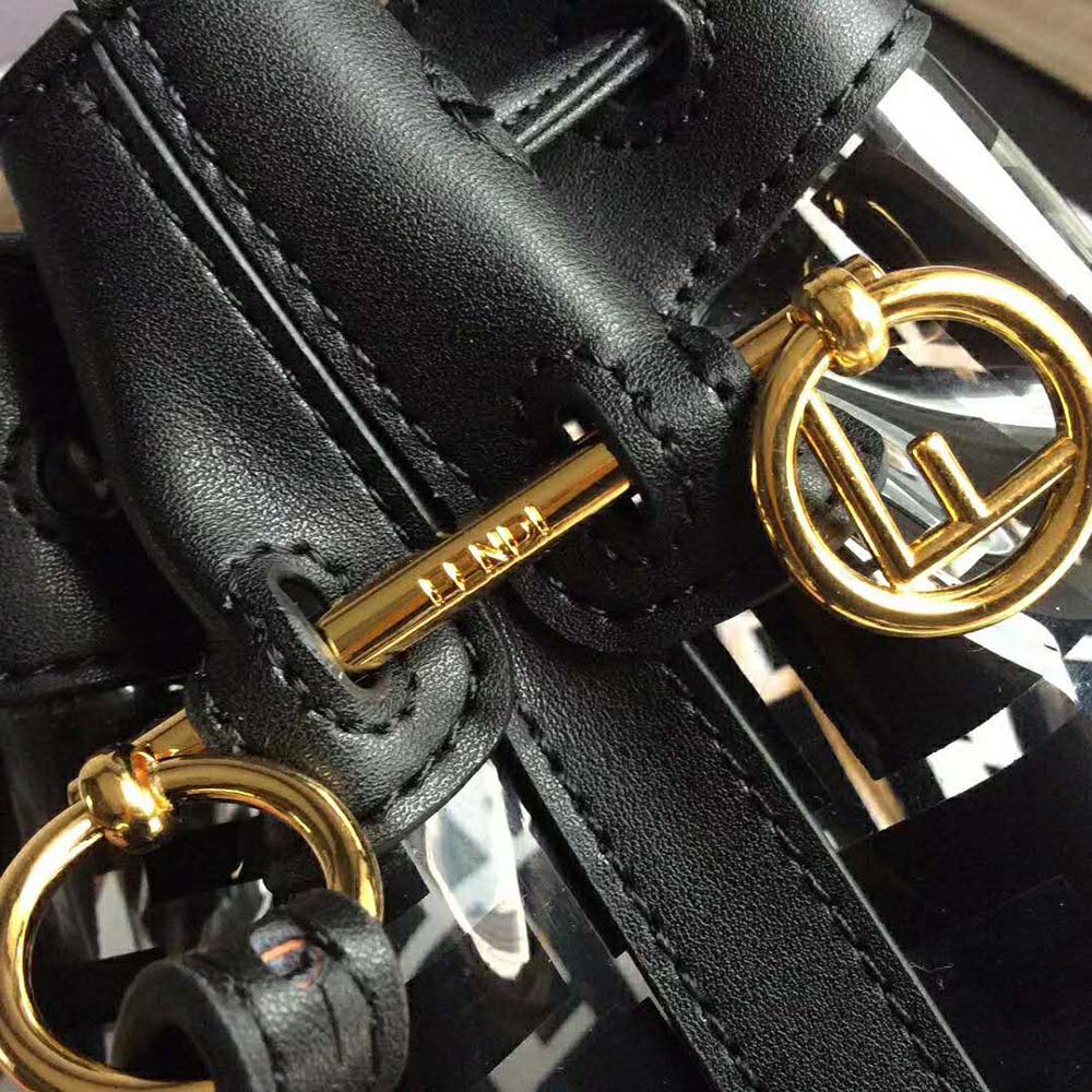 Fendi Women MON TRESOR PU Mini-Bag-Black - image 6