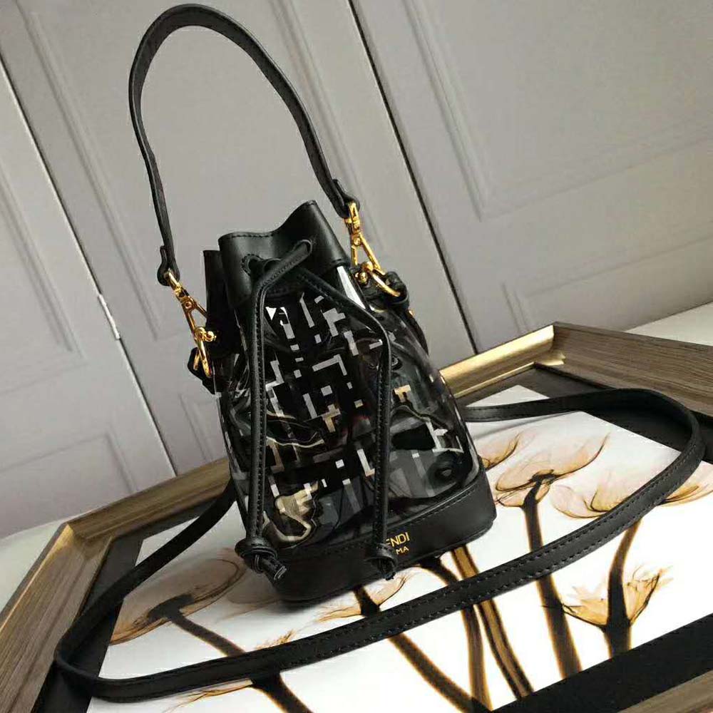 Fendi Women MON TRESOR PU Mini-Bag-Black - image 4
