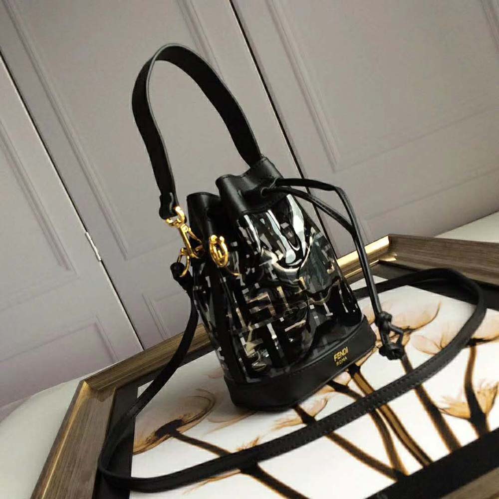 Fendi Women MON TRESOR PU Mini-Bag-Black - image 2
