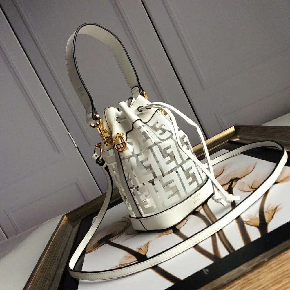 Fendi Women MON TRESOR PU Mini-Bag-White - image 3