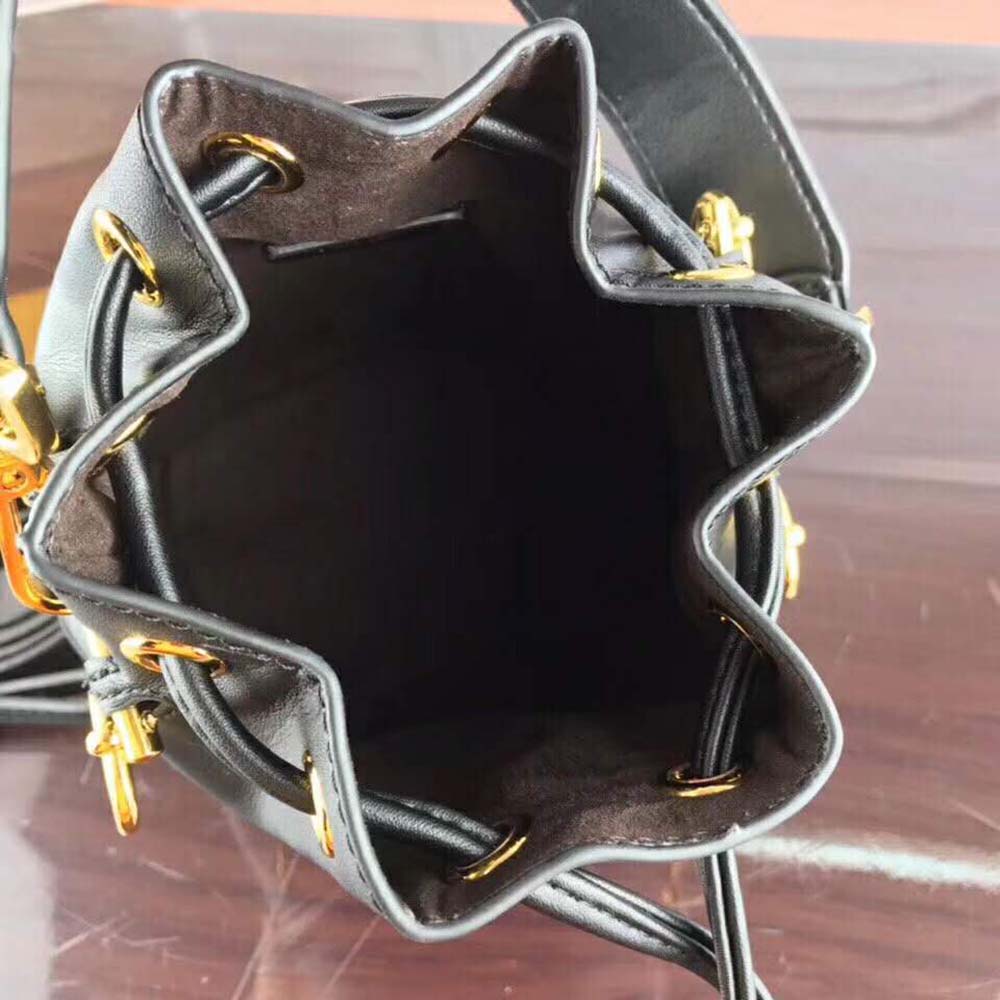 Fendi Women Mon Tresor Black Calf Leather Mini-Bag - image 8