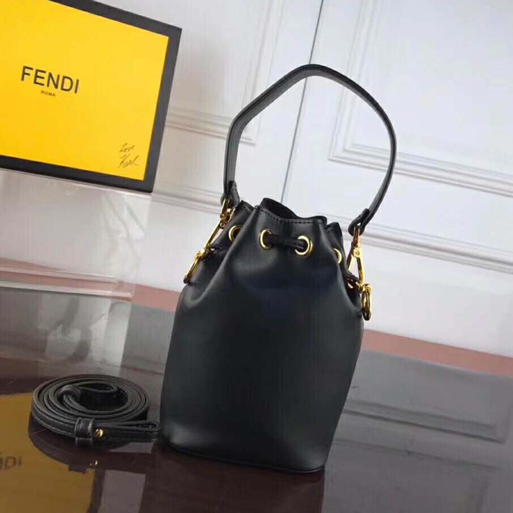 Fendi Women Mon Tresor Black Calf Leather Mini-Bag - image 4